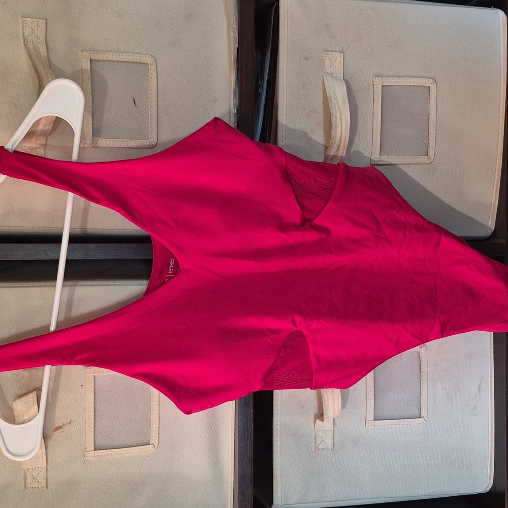 BuffBunny Vibrant Red Wimans One Piece Swimsuit